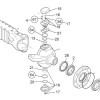 podkladka dystansowa sworznia zwojnicy Manitou, MT1340, MLT735-1, MLT741-120, MLT731, MT932, New Holland, LM430, LM425