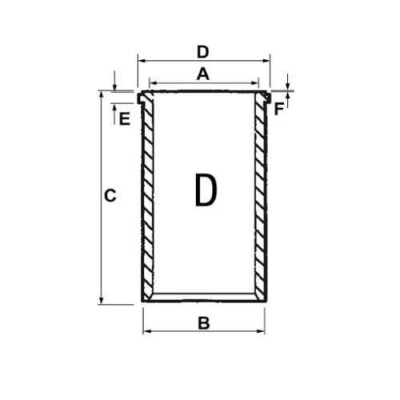 Tuleja silnika Deutz 108,5mm