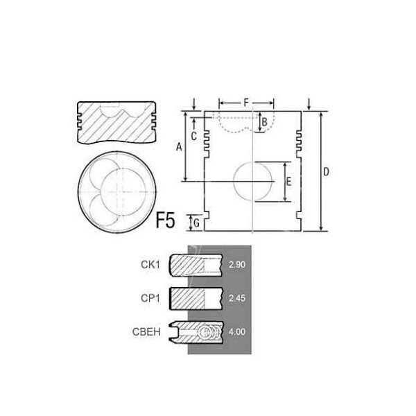 Tuleja silnika Deutz 108,5mm