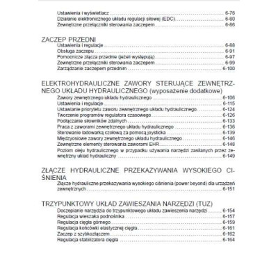 Istrukcja napraw - obsługi operatora książka serwisowa Case Maxxum 110 120 130 140 115 125 multicontroler