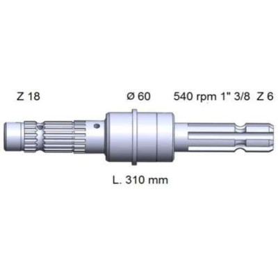 Końcówka wałka WOM