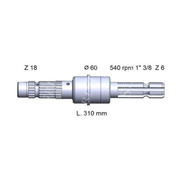 Końcówka wałka WOM 3712033M2