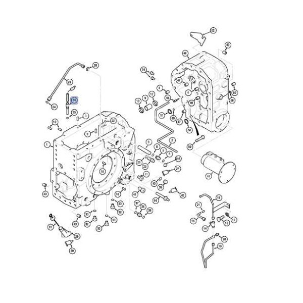 Czujnik prędkości jazdy skrzyni Case MX150 MX170 392216A1