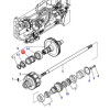 Tuleja wałka 3384388M1 Massey Ferguson 3050 3085 3115 3125 3610 3655 5425 5465 6120 6170 6235 6270 6445 6480 8140 8160 8240 8260