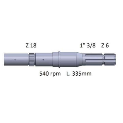SKR4078 Wałek przekaźnika WOM Deutz Fahr 04361120