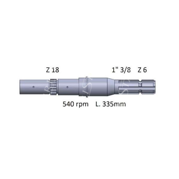SKR4078 Wałek przekaźnika WOM Deutz Fahr 04361120