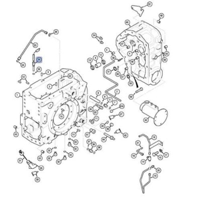 Czujnik prędkości jazdy skrzyni Case MX150 MX170 392216A1 392216А1 716086А1
