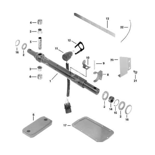 Tulejka samonastawna wałka ramion AT128773