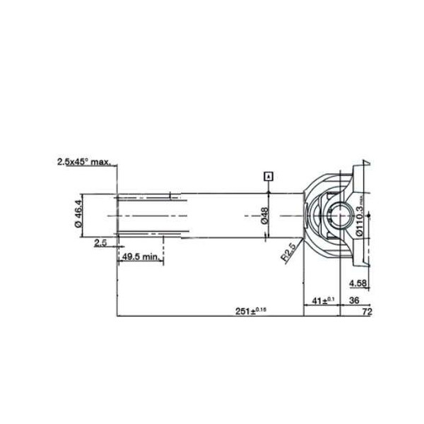 Półoś krótka 13-Z Case CS 120 CVX130 CVX150 CVX160 CVX1135 Steyr New Holland tvt t6 Steyr cvt  452158A1  1-33-741-699 3656984M91