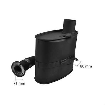 Tłumik poziomy Case MXM120, MXM130, MXM140, MXM155 New Holland TM120 TM130 TM140 TM155 82022920, 82022921, 82022922