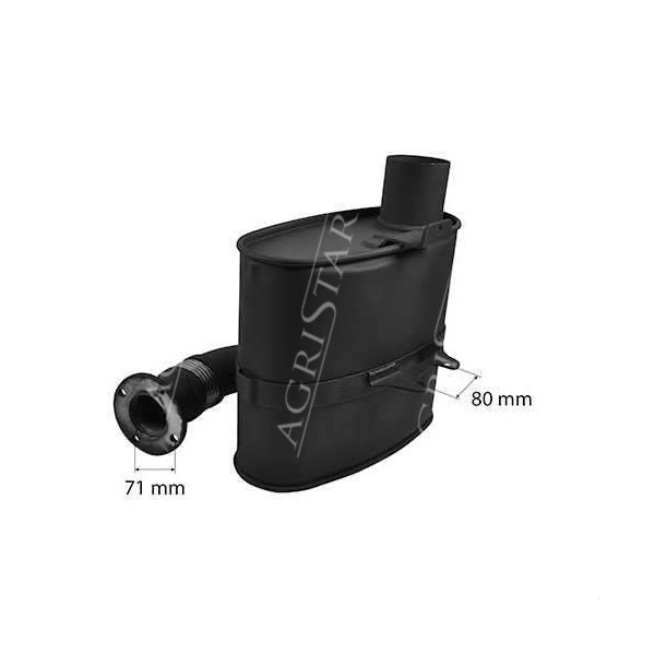 Tłumik poziomy Case MXM120, MXM130, MXM140, MXM155 New Holland TM120 TM130 TM140 TM155 82022920, 82022921, 82022922