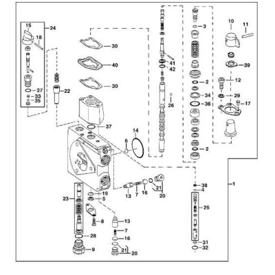 HYD2003 Rozdzielacz hydrauliczny John Deere AL78187, AL119219