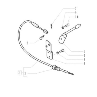 LIN1925 Linka zwalniania zaczepu