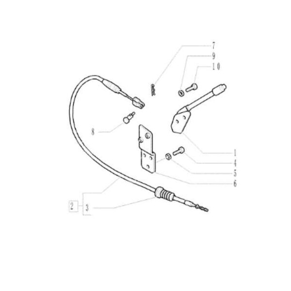 LIN1925 Linka zwalniania zaczepu
