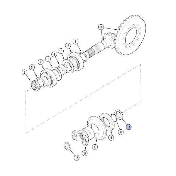 Podkładka wałka ataku