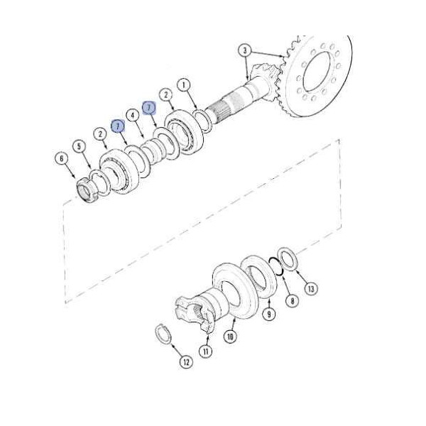 Podkładka wałka ataku