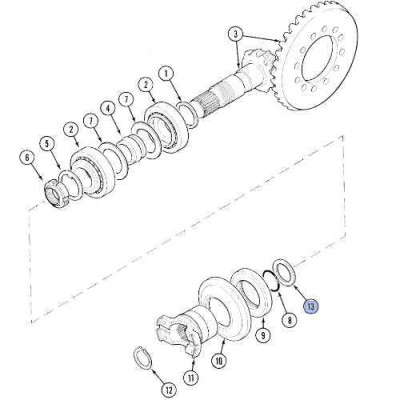 Podkładka wałka ataku
