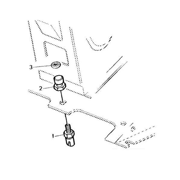 ELE4581 Włącznik blokady mostu RE43637  john deere
