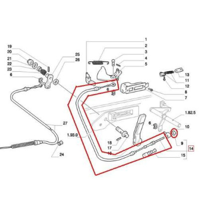 Linka hydrauliki podnośnika Case JX100U JX1100U  JX85U, JX90U, JX95U New Holland
T5030, T5040, T5050, T5060, T5070
TL100