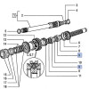 Łożysko wałka skrzyni biegów Case JX100U JX90 VJ Farmall 65A-95A
Ford 5000 6000 Fiat 6000 New Holland T4 T5 TD4 TD5 TL