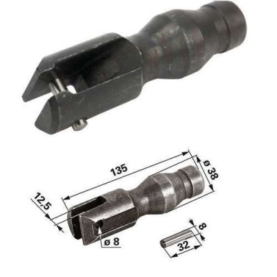 Sworzeń Zaczep automatyczny SAUERMANN John Deere 6820, 6900, 6910, 6920 6630 6730 7230 7320 premium AL162805 HS15053KU87