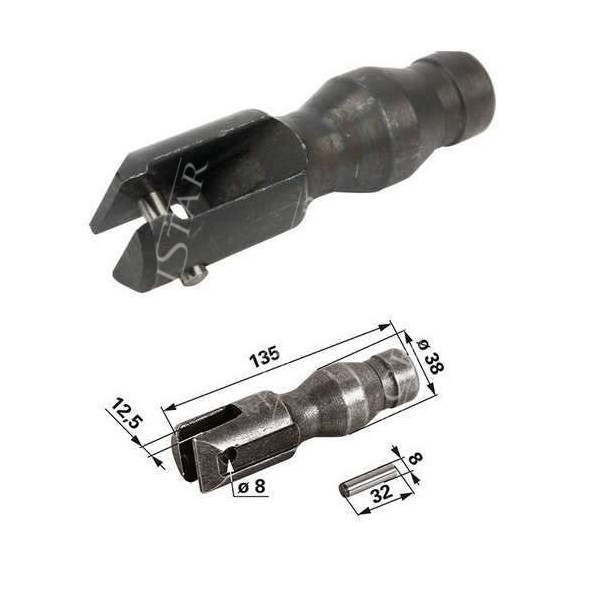 Sworzeń Zaczep automatyczny SAUERMANN John Deere 6820, 6900, 6910, 6920 6630 6730 7230 7320 premium AL162805 HS15053KU87