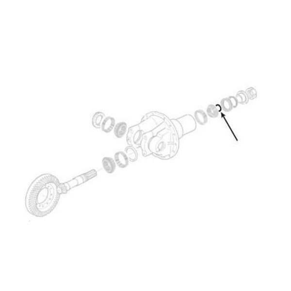 PON1752 Oring wałka ataku 1441145X1, 1851226M1, 1852490M1, 3310548M1, 3531010M1, 35310140M1, 366434X1, 392314X1, 975538M1