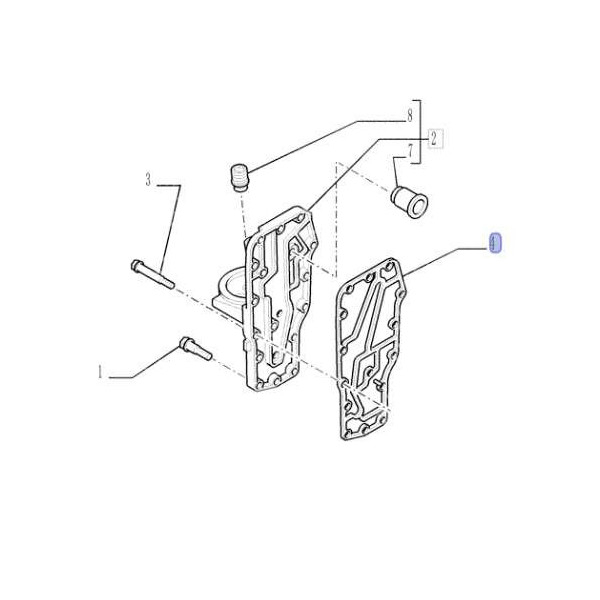 Uszczelka podstawy filtra oleju 2831317 2830724