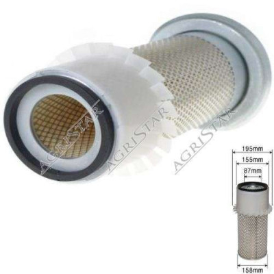 FPO2042 Filtr powietrza Deutz-Fahr Agroclimber Lamborghini Agile Premium Landini 10000 Legend Massey Ferguson 3050 6110 Same