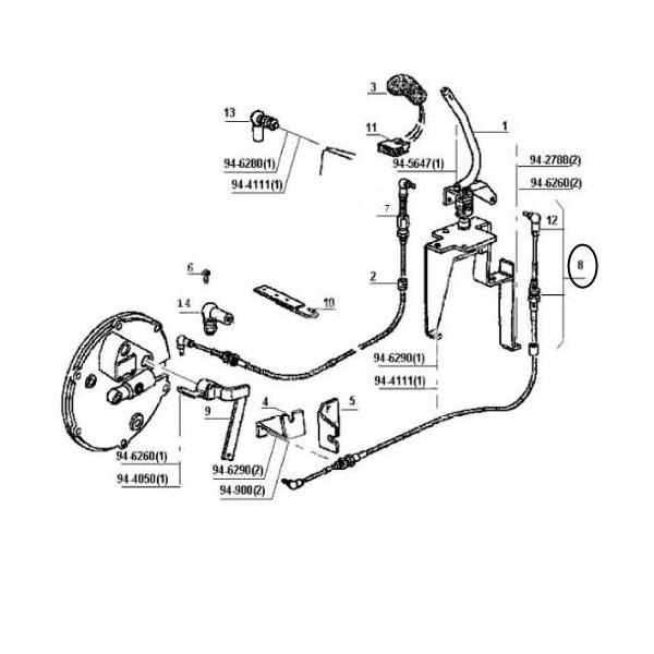 LIN1742 LInka zmiany biegów 7700046451
