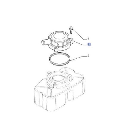 Filtr odmy odpowietrznik silnika Case Maxxum MXU JX JXU Quantum New Holland   T4000 T5000 T6000 TD TL TSA 2852027, 500315794