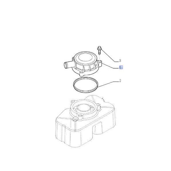Odpowietrznik silnika Case Maxxum MXU JX JXU Quantum New Holland  T4 T5 T6 TD TL TSA 500315794 2852027 2830901