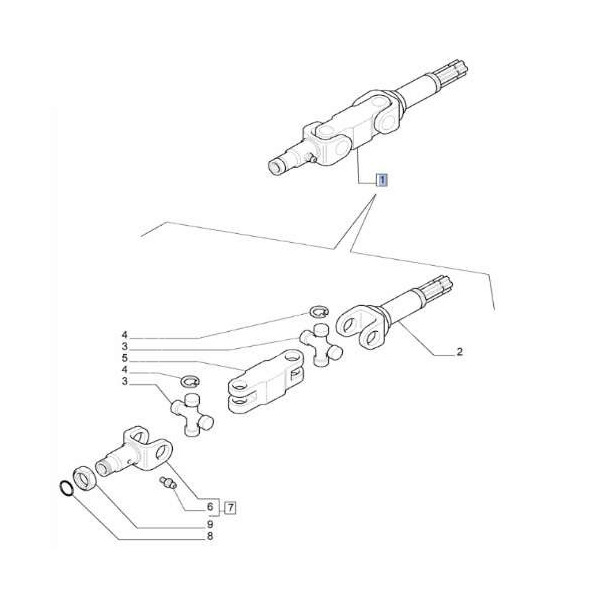 PO3617 Przegub 5180355 NEw Holland