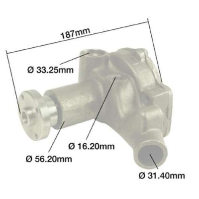 SUC5157Pompa wodna wody Valtra, Valmet:
900
205, 505, 605, 705, 805
715, 815, 615
655, 755, 855
565