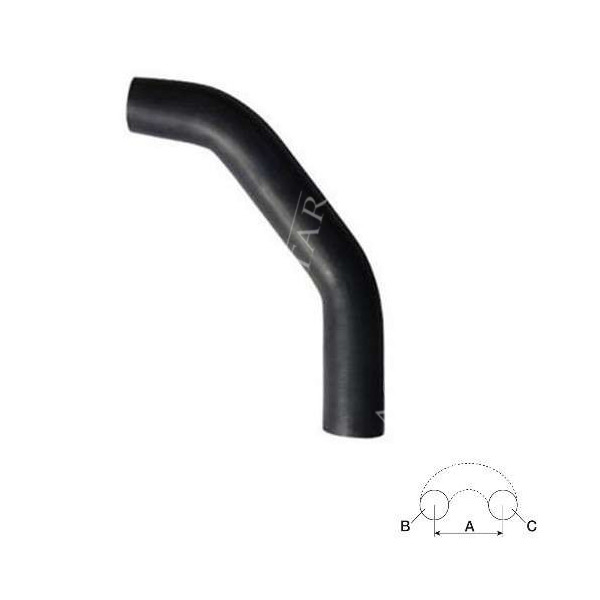 SUC3026 Przewód wąż chłodnicy górny Case Maxxum 5120 , Maxxum 5130 , Maxxum 5140 , Maxxum 5150 , Maxxum 5220 , Maxxum 5230 , Max