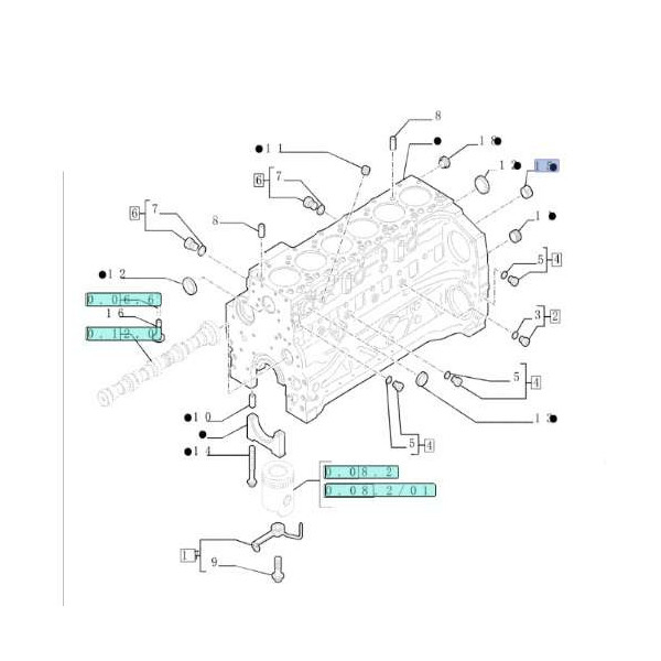 SWA5110 Tulejka wałka 4895040 , 6901034