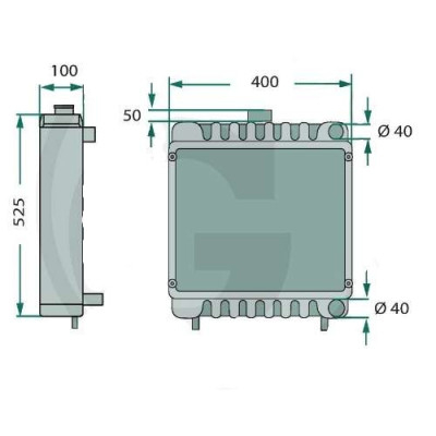 SU1063 Chłodnica wody Valtra Valmet