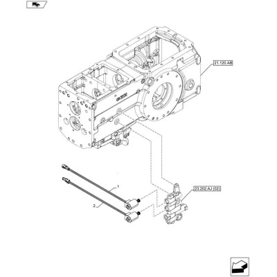 ELE7100 Elektrozawór New Holland CASE FARMALL JXU NEW HOLLAND T4 T5000 t5060 t5040 t5030  CNH 87681748