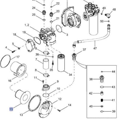 Filtr hydrauliki Case 7110 7120 MAGNUM 250 290 MX180 New Holland T8.320 T8020 1348335C1 87773355 84546018 1340552C1 SH66276