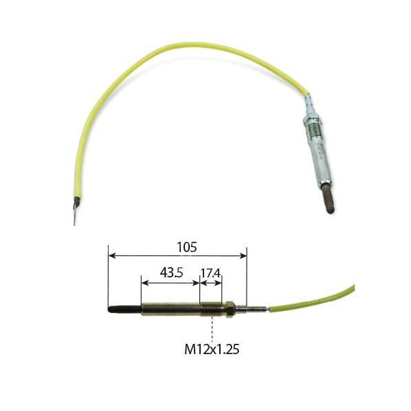 Świeca żarowa Deutz 01183247