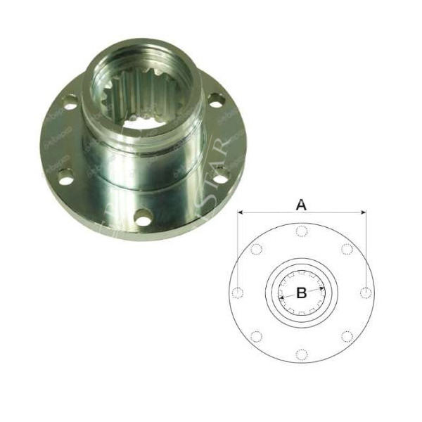 Łącznik przedniego napędu Deutz Fahr 04362075