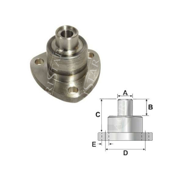 Sworzeń zwrotnicy 87382577