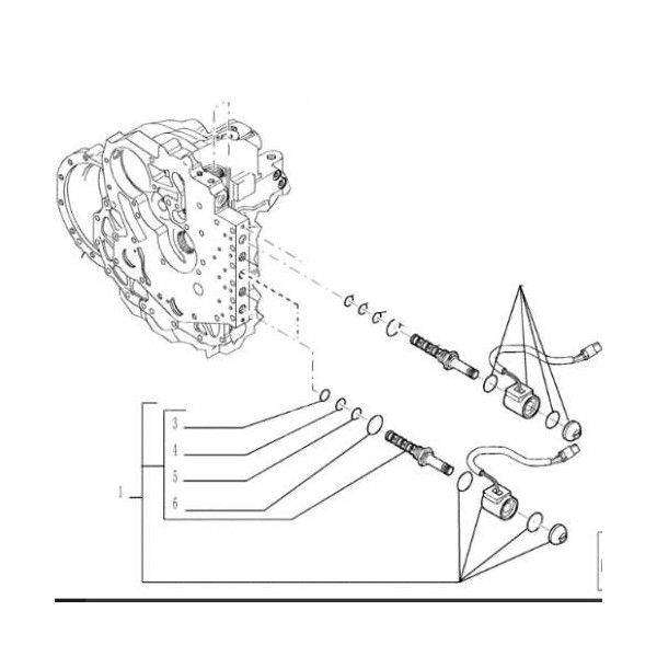 Zawór Spicer cewka eletrozawór case tx new holland LM 07.0709.0678  102950 , 5H.4210474 707090678 , N102950