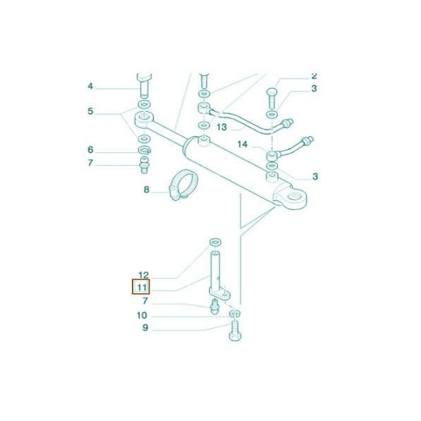 PON2693 Sworzeń układu kierowniczego 4997489