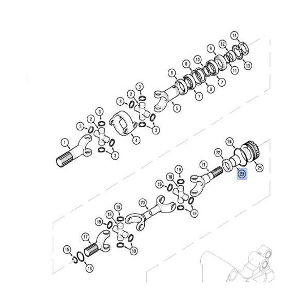 PON2542 Tulejka półosi