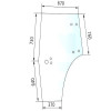 Szyba drzwi lewa Deutz Agroplus 100 60 67 70 75 77 80 85 87 95 hurliman xa same dorado lamborgini sprint