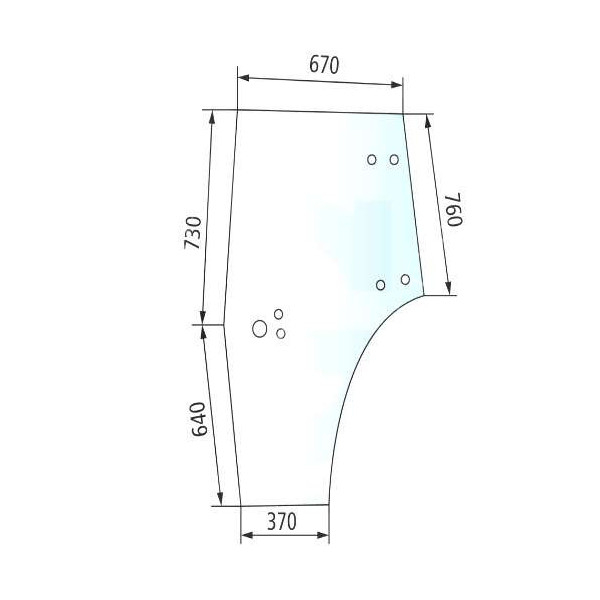 Szyba drzwi lewa Deutz Agroplus 100 60 67 70 75 77 80 85 87 95 hurliman xa same dorado lamborgini sprint