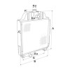 Chłodnica Wody New Holland TL100, TL80, TL90, TK100A, TK90 Case JX100, JX80U, JX90U , Ford , Fiat