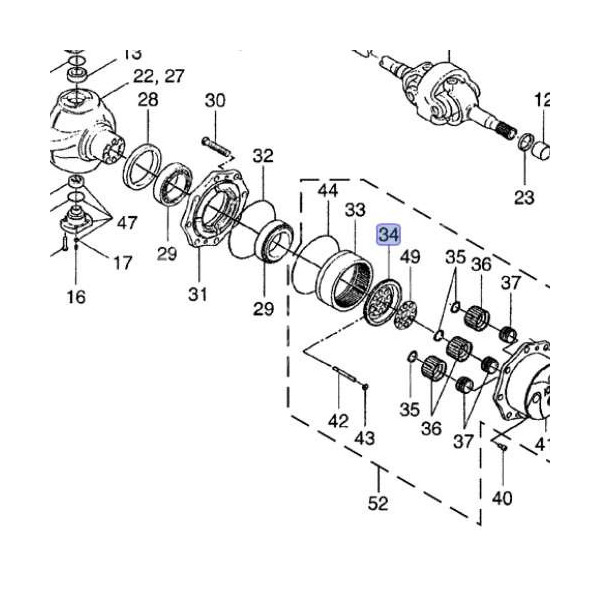 Zębatka układu planetarnego 85815848 Z101764