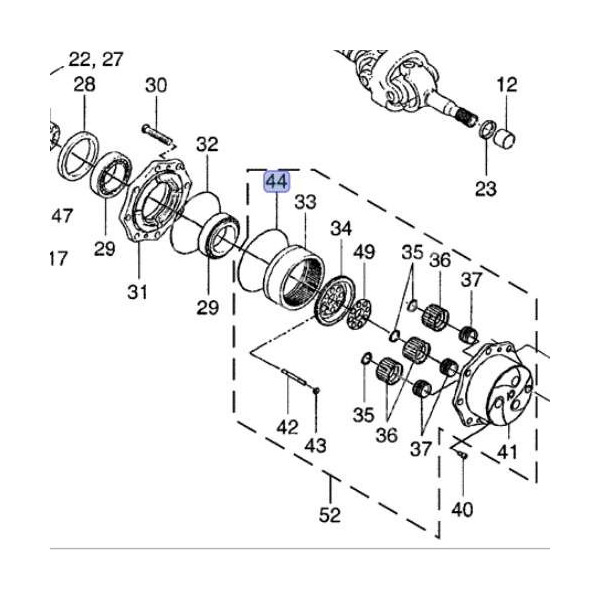 Zabezpieczenie wieńca układu planetarnego 85806989